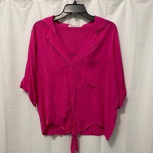 V- Neck buttoned top